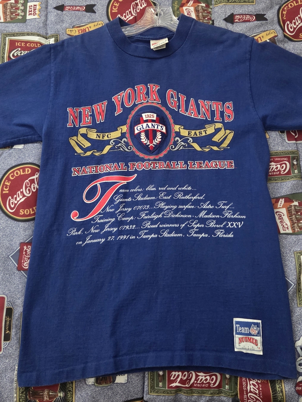 New York Giants Short Sleeve Graphic Tee - Navy